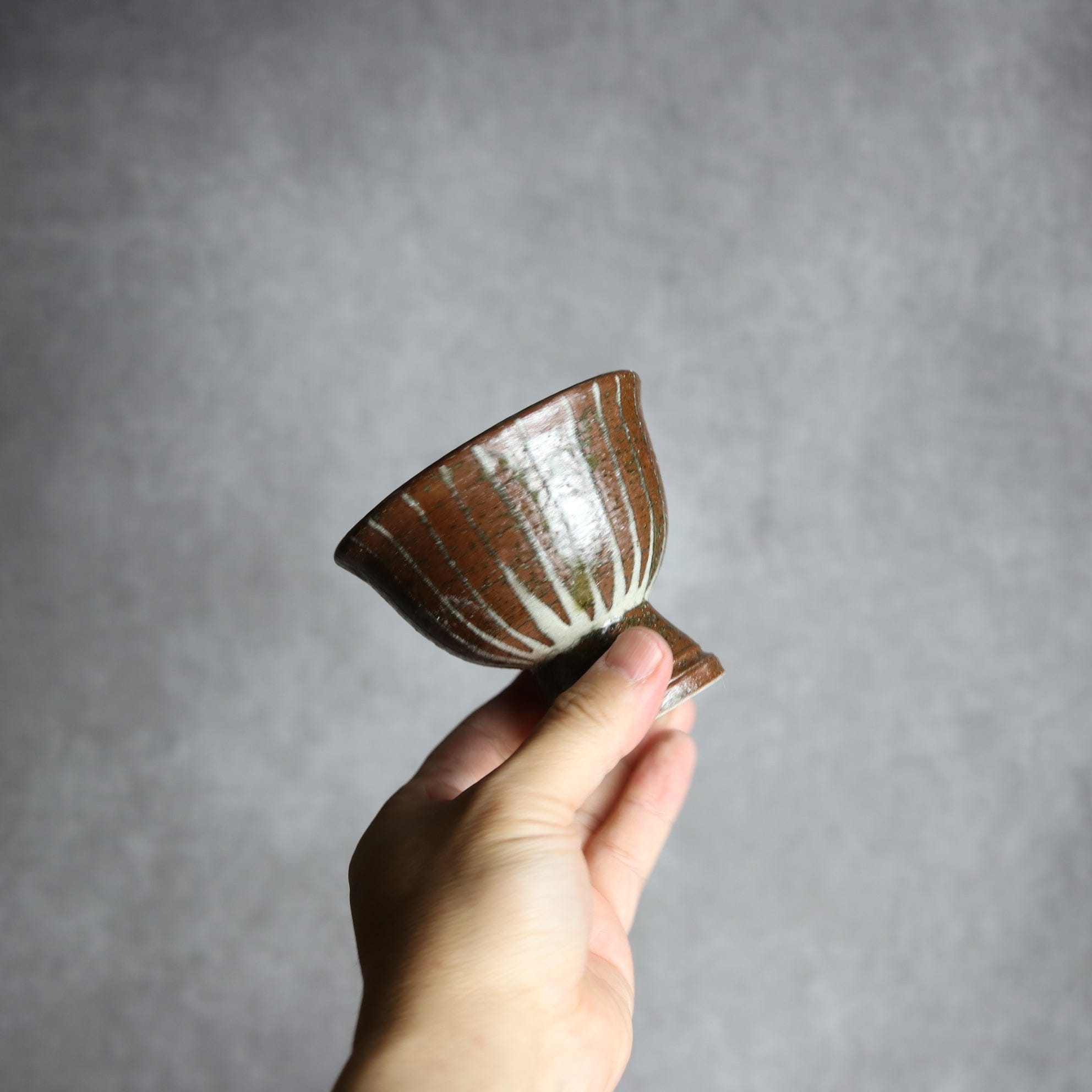 3寸高杯鉢1 イッチン ライン やちむん 陶器 栄一工房