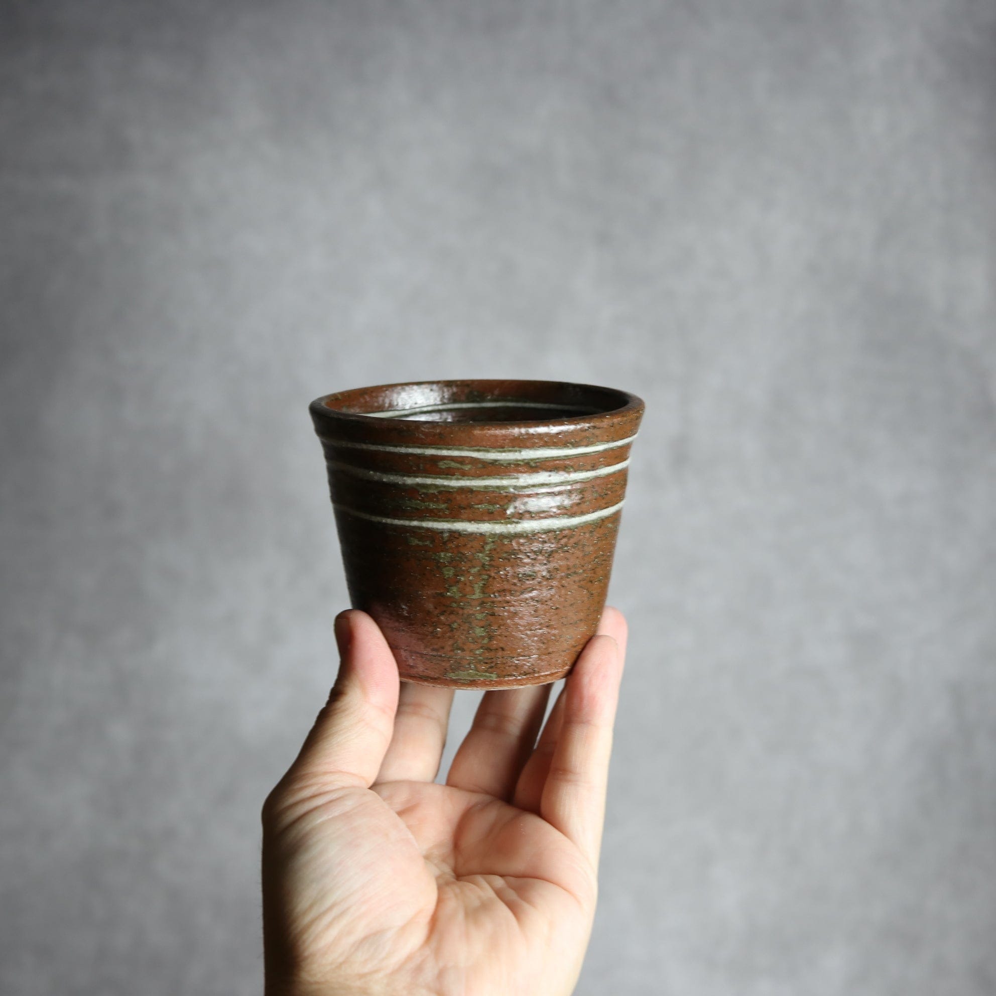 そば猪口1 イッチン ライン やちむん 陶器 榮一工房