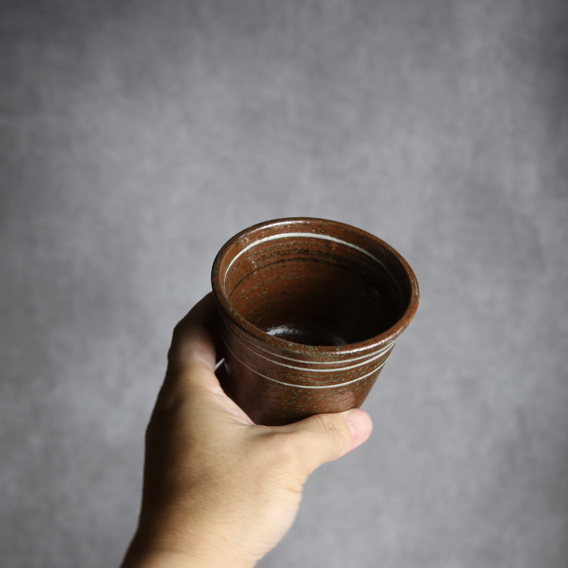 そば猪口1 イッチン ライン やちむん 陶器 榮一工房