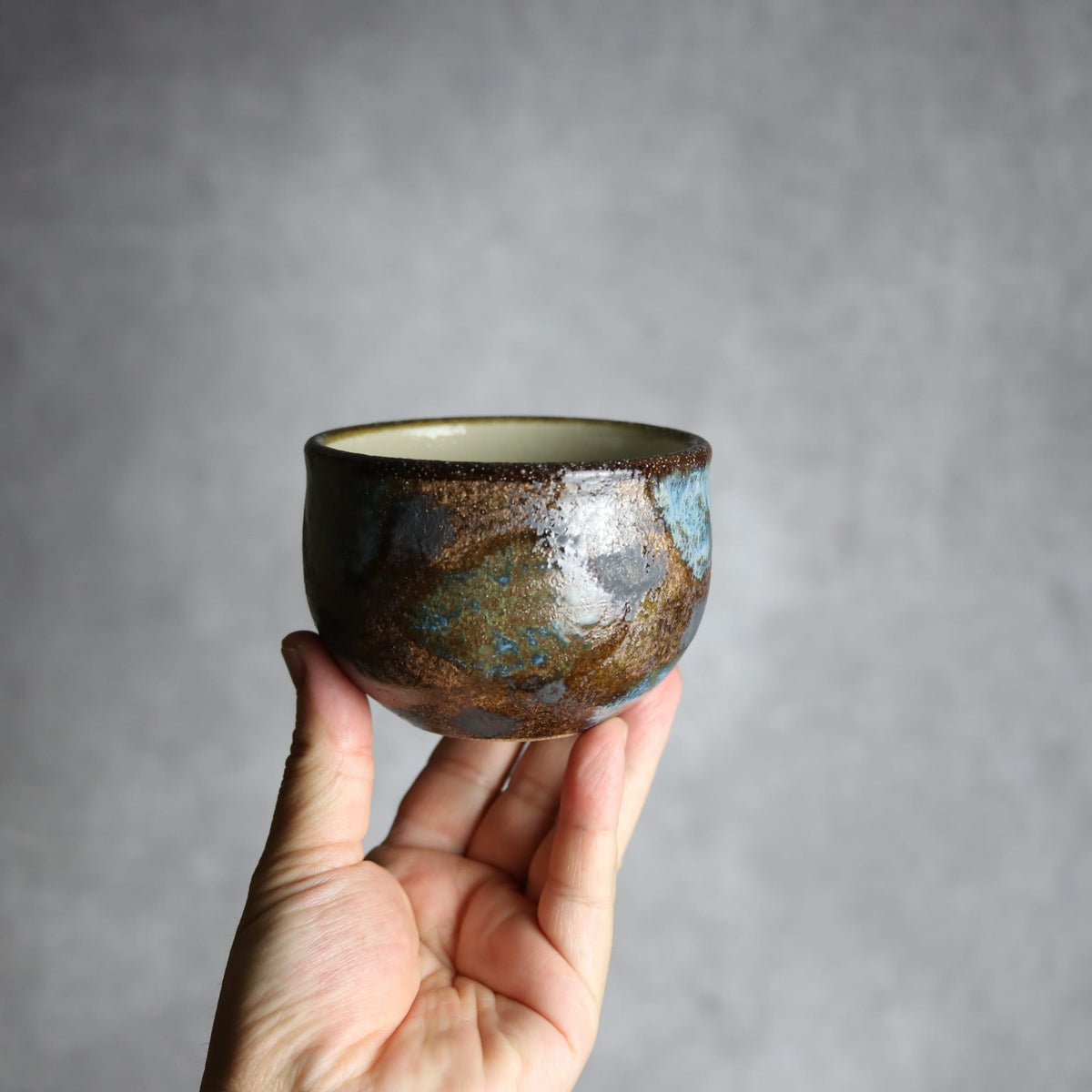 カフェオレボウル1 黒シリーズ やちむん 陶器 sui