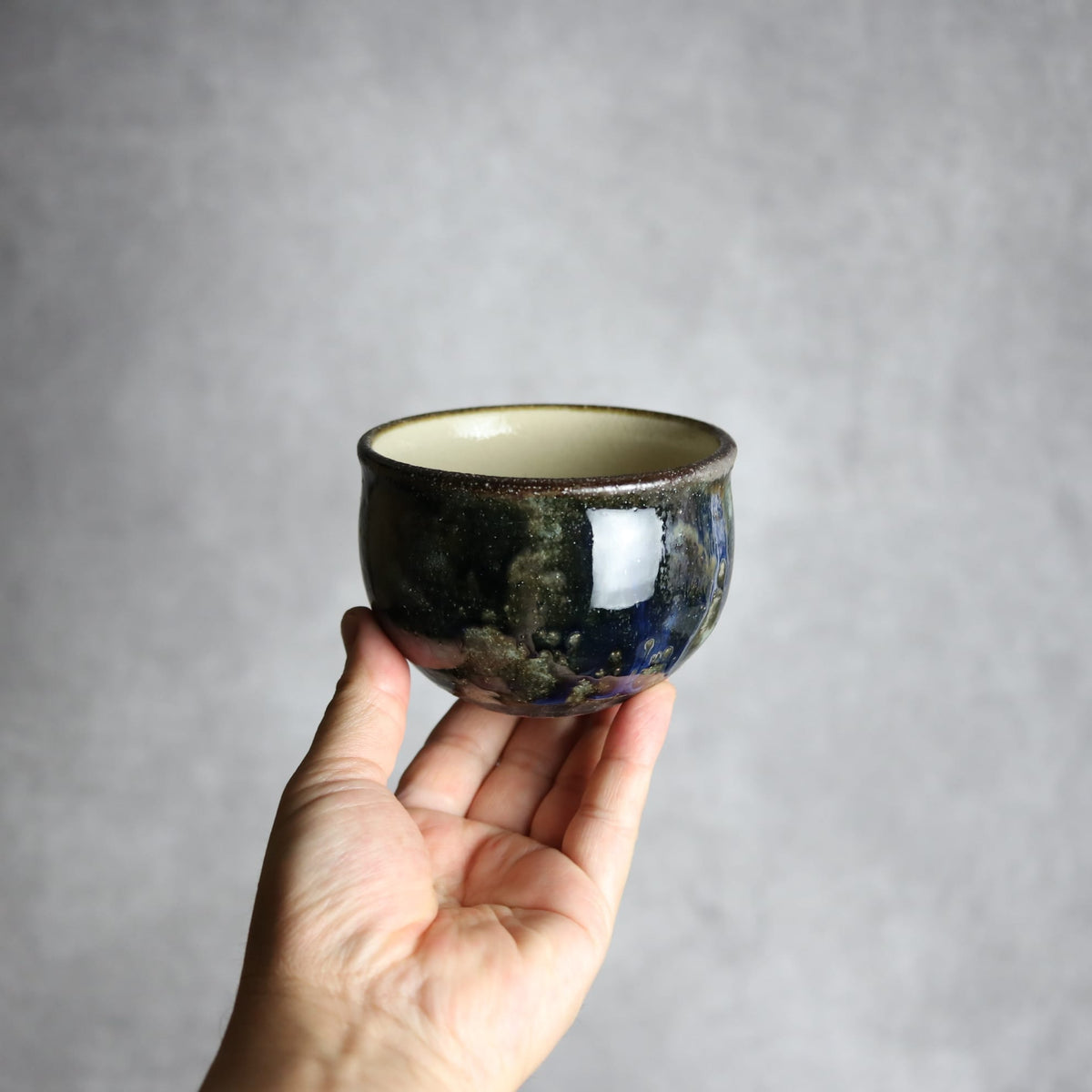 カフェオレボウル1 孔雀 やちむん 陶器 sui