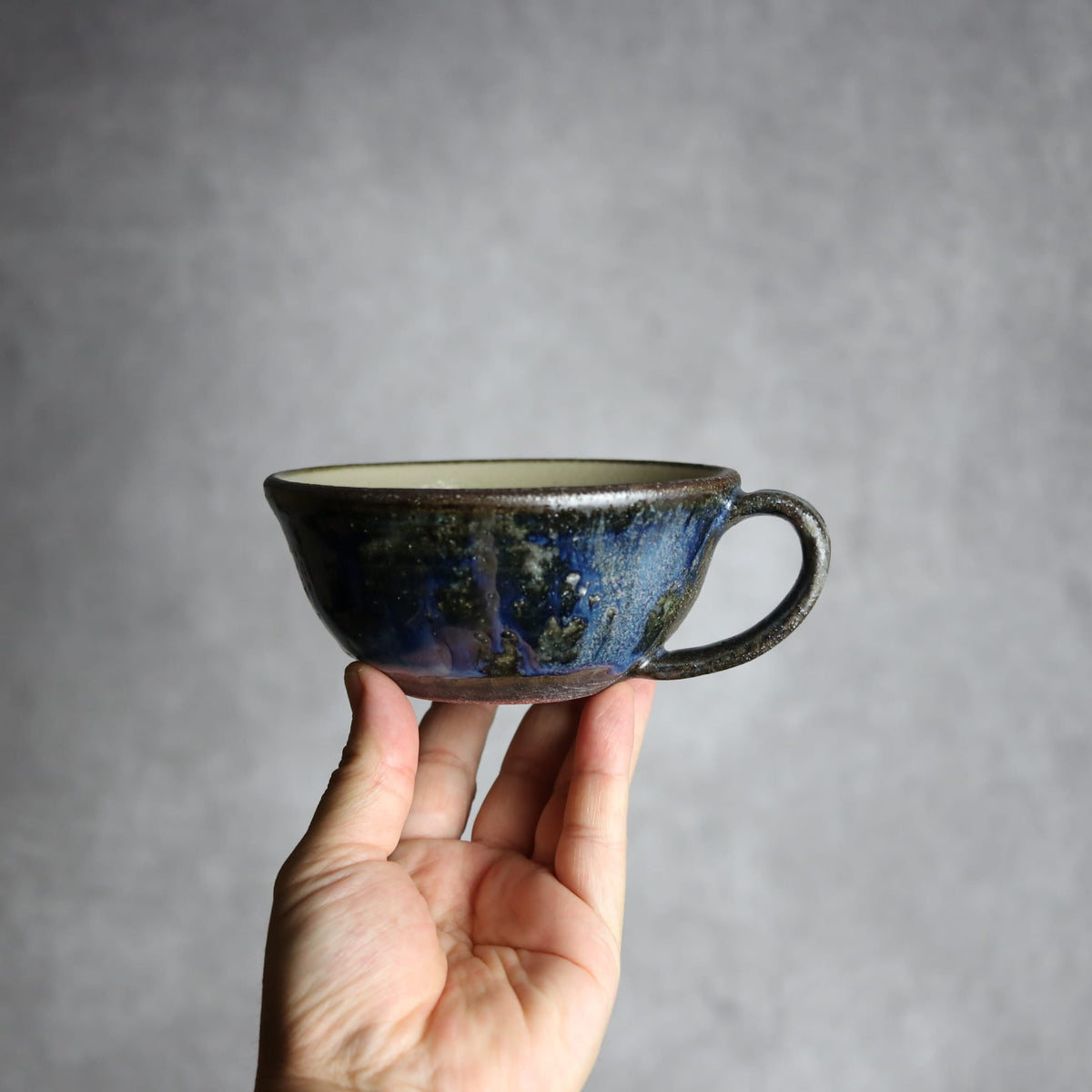 スープカップ1 孔雀 やちむん 陶器 sui