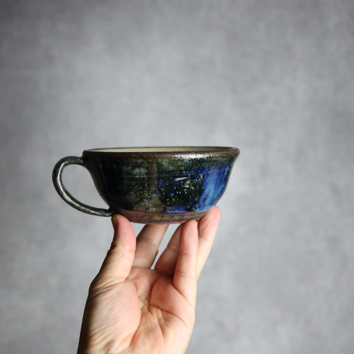 スープカップ1 孔雀 やちむん 陶器 sui