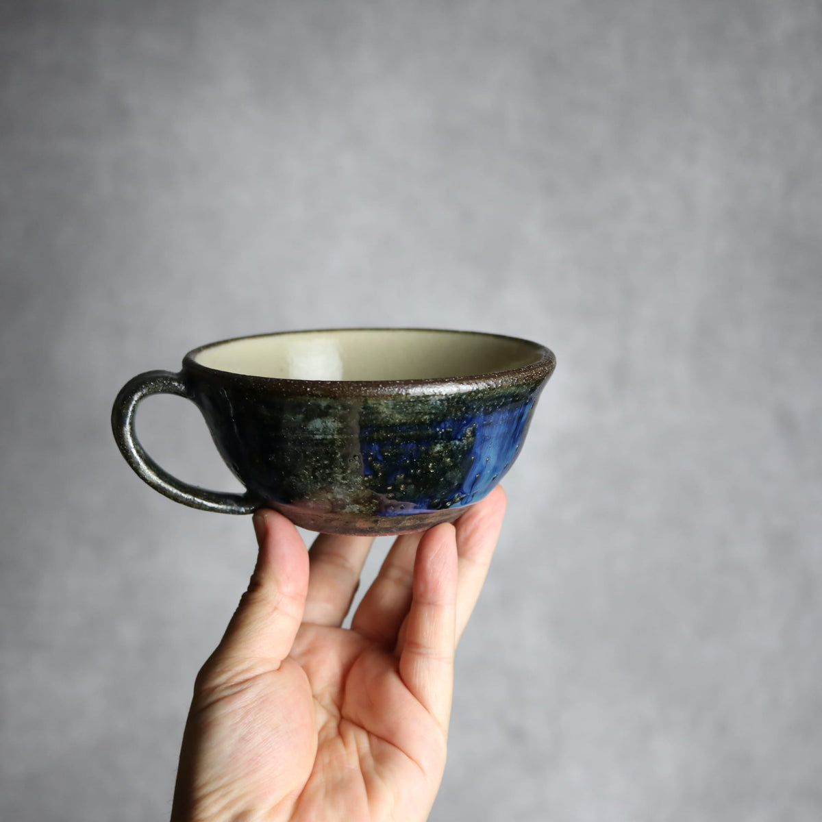 スープカップ1 孔雀 やちむん 陶器 sui