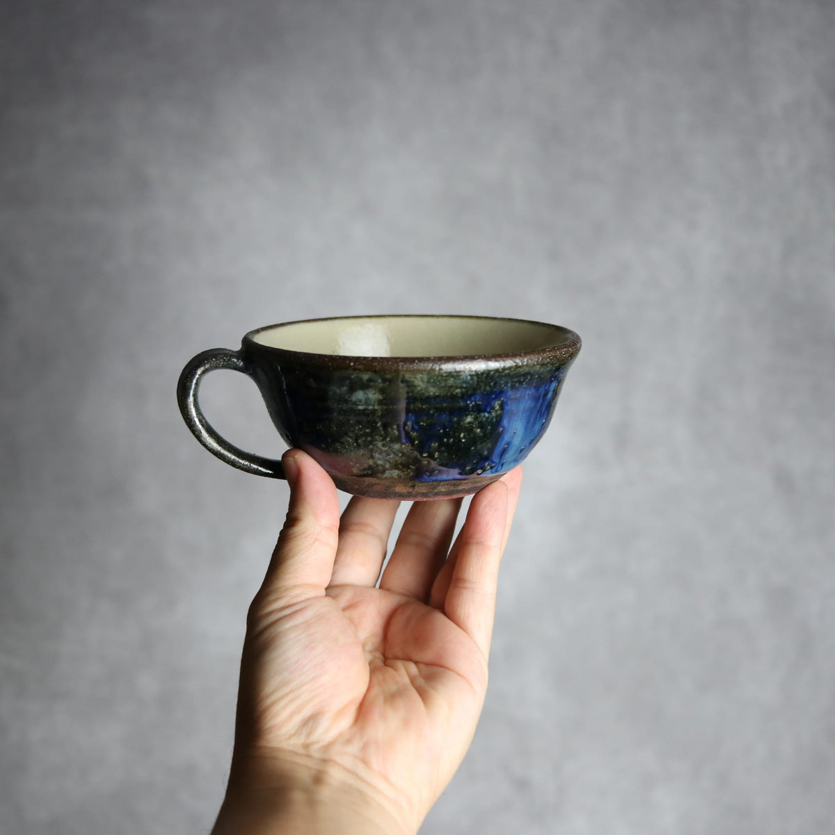 スープカップ1 孔雀 やちむん 陶器 sui