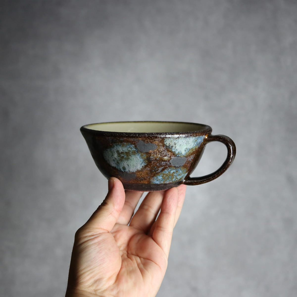 スープカップ1 黒シリーズ やちむん 陶器 sui