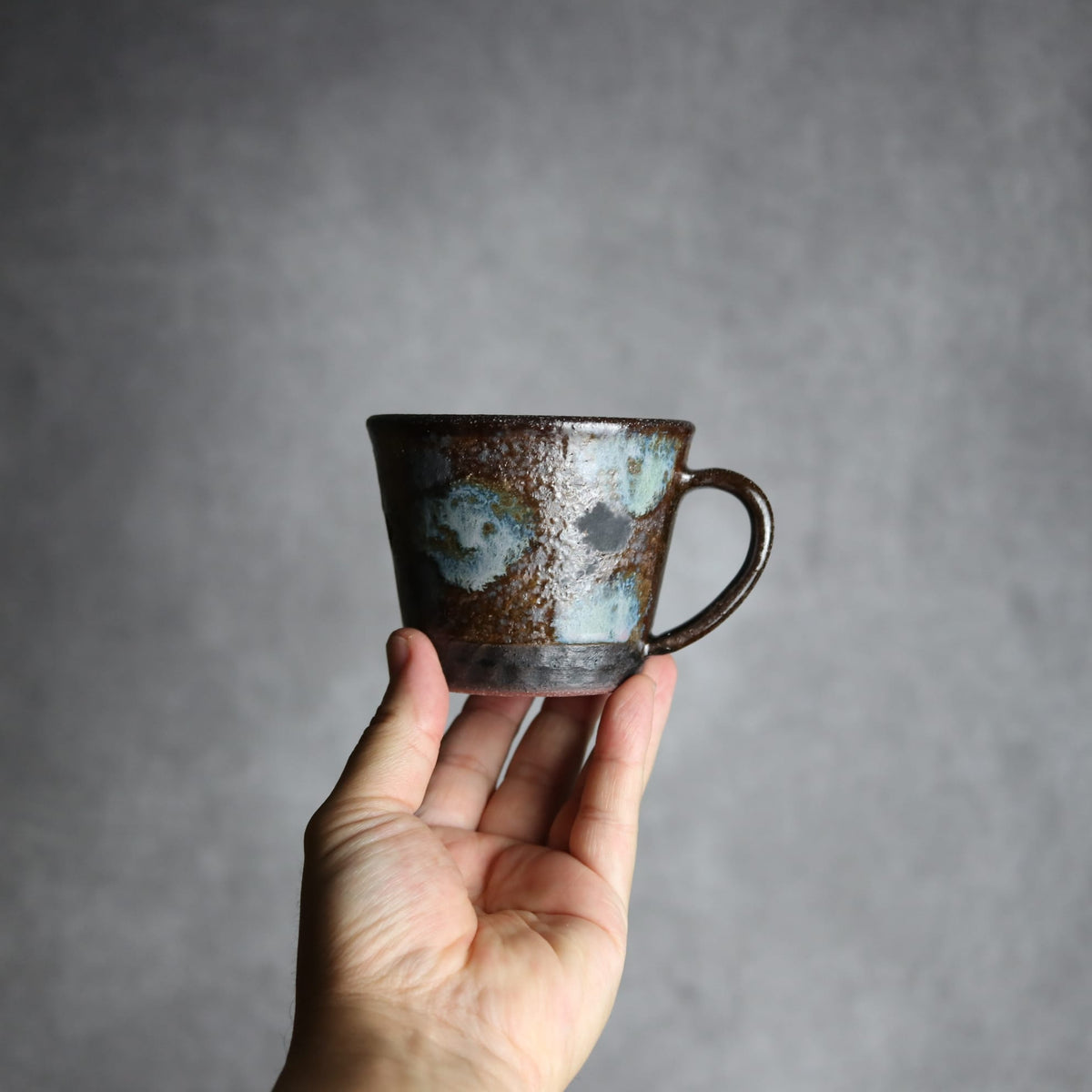 コーヒーカップ1 黒シリーズ やちむん 陶器 sui