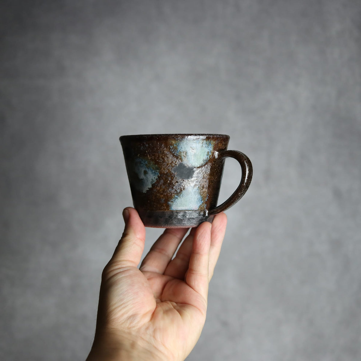 コーヒーカップ1 黒シリーズ やちむん 陶器 sui