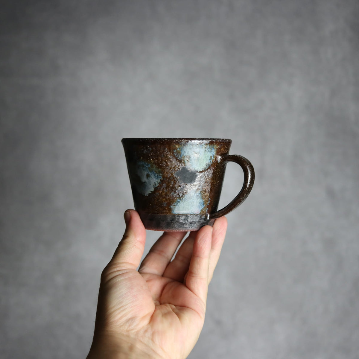 コーヒーカップ1 黒シリーズ やちむん 陶器 sui