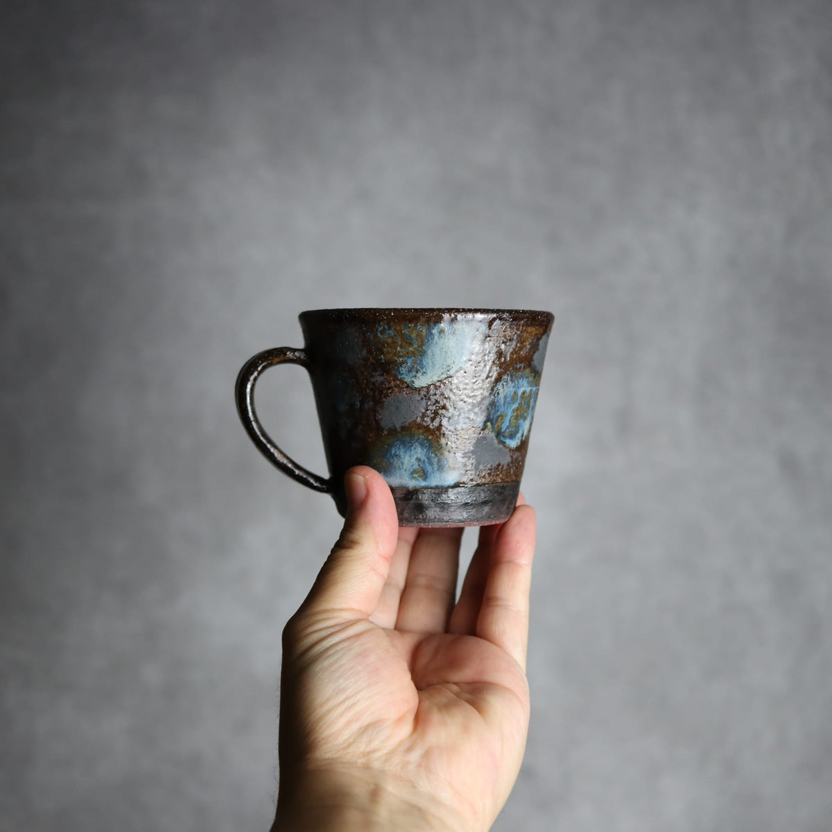 コーヒーカップ1 黒シリーズ やちむん 陶器 sui