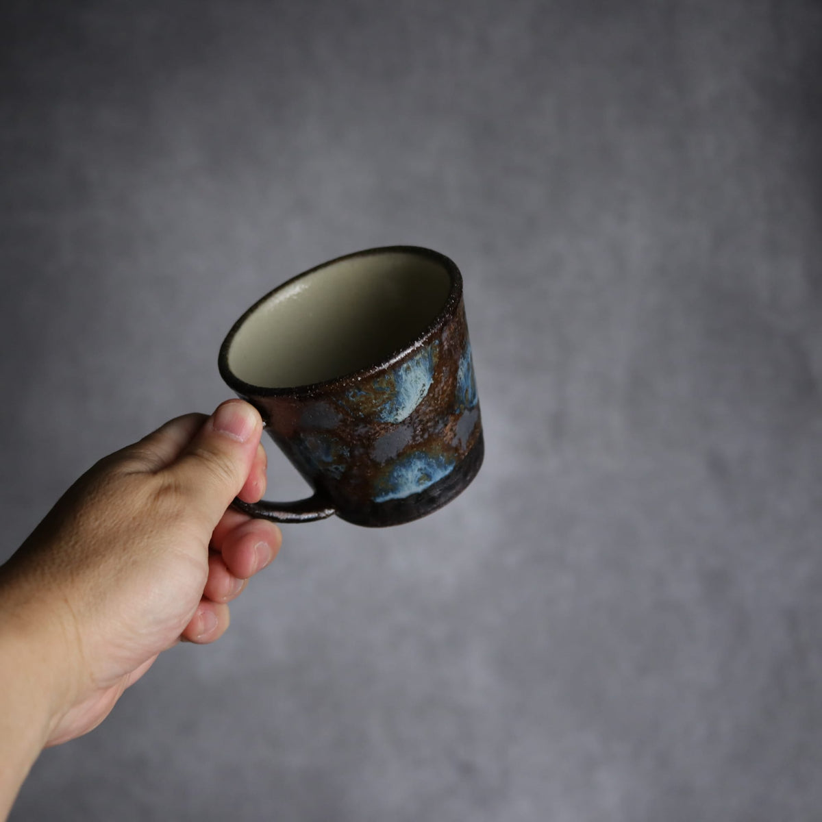 コーヒーカップ1 黒シリーズ やちむん 陶器 sui