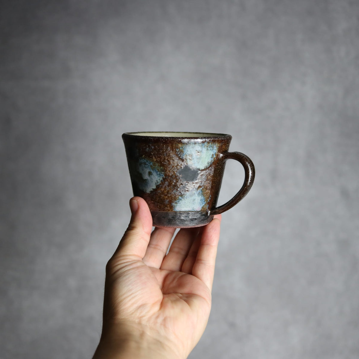 コーヒーカップ1 黒シリーズ やちむん 陶器 sui