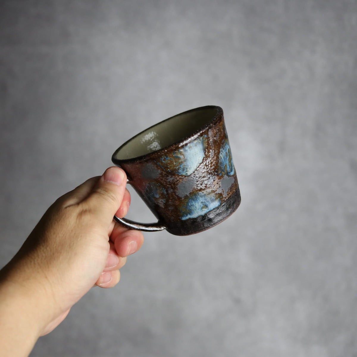 コーヒーカップ1 黒シリーズ やちむん 陶器 sui