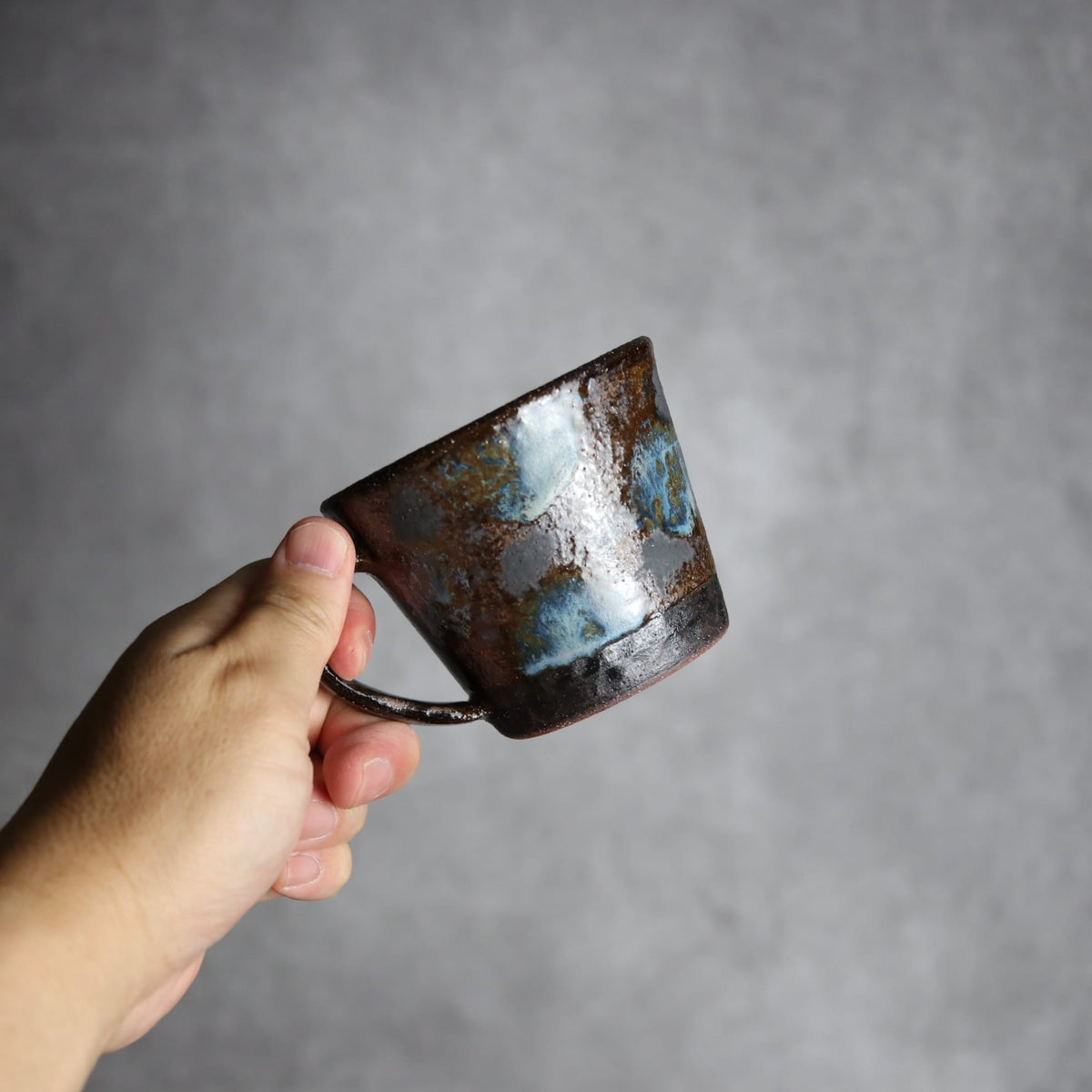 コーヒーカップ1 黒シリーズ やちむん 陶器 sui