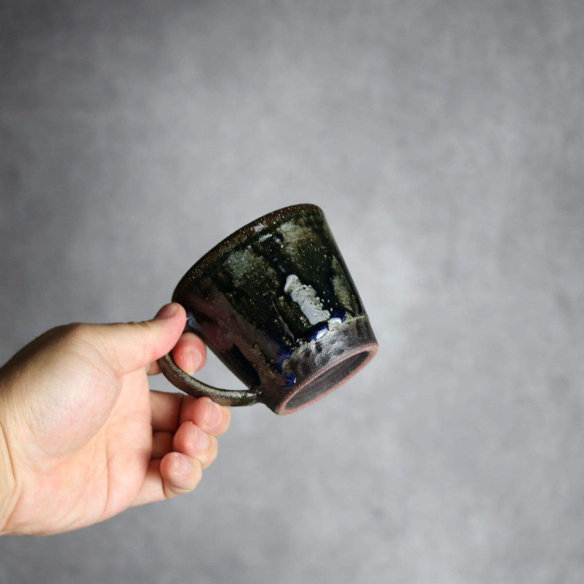 コーヒーカップ1 孔雀 やちむん 陶器 sui