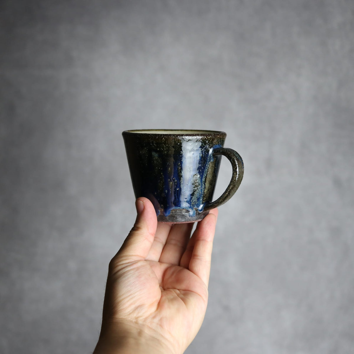 コーヒーカップ1 孔雀 やちむん 陶器 sui