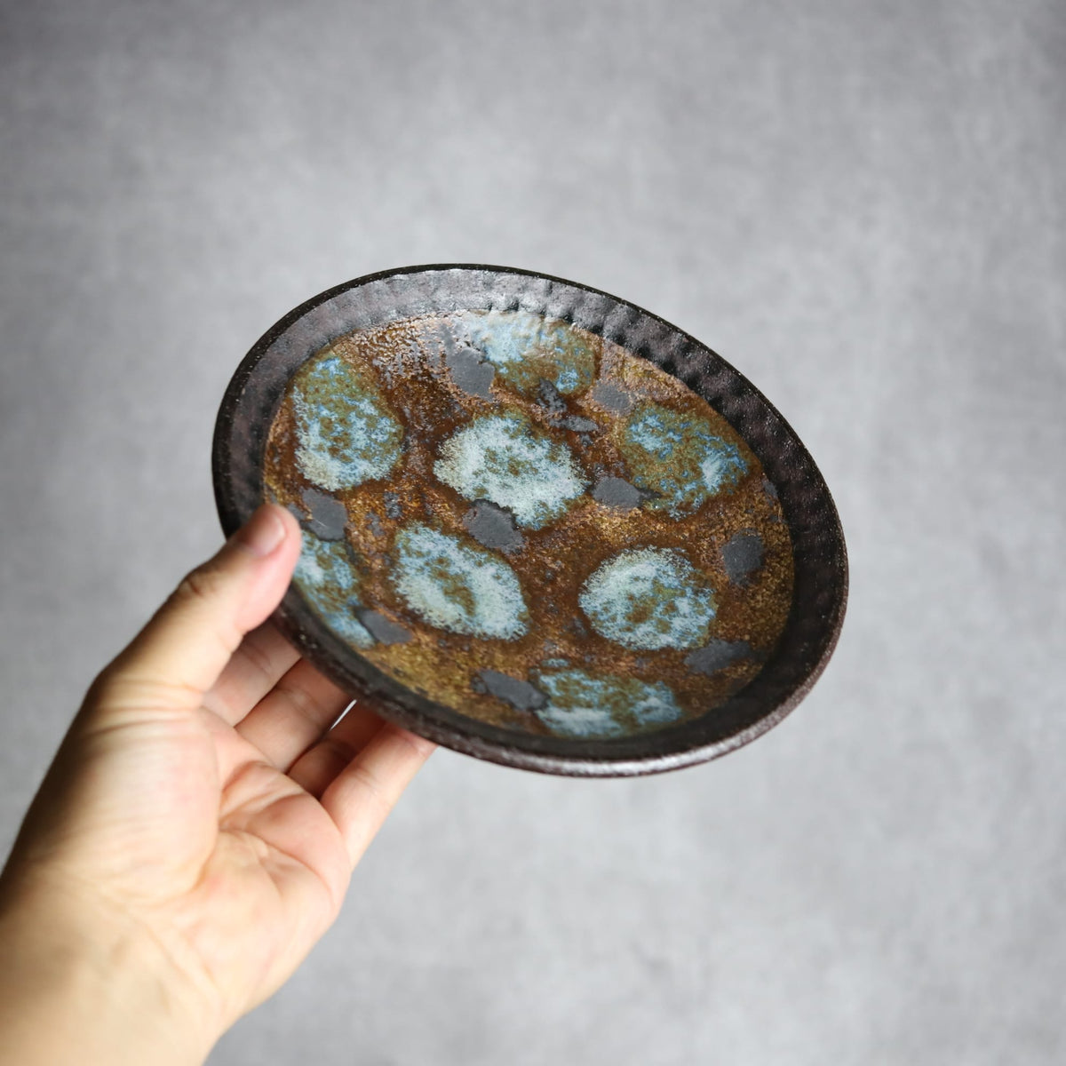 6寸皿1 黒シリーズ やちむん 陶器 sui