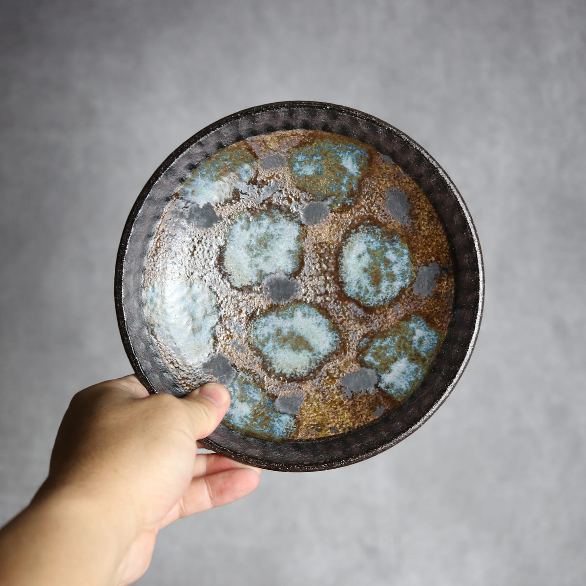 6寸皿1 黒シリーズ やちむん 陶器 sui