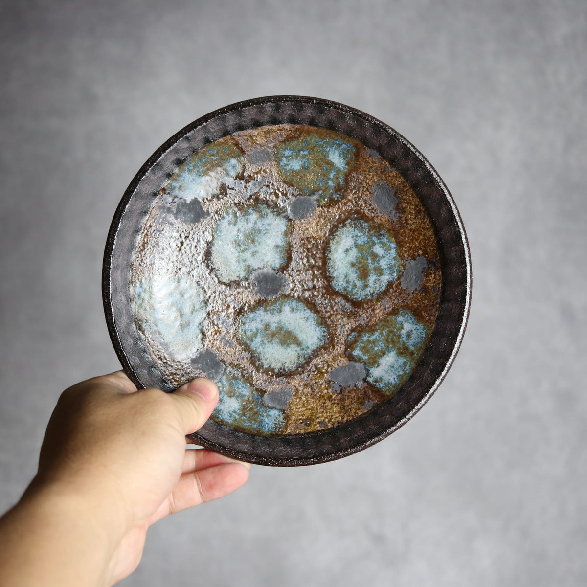 6寸皿1 黒シリーズ やちむん 陶器 sui