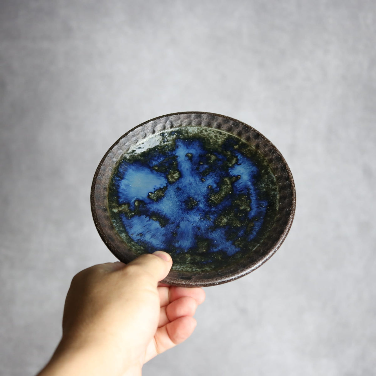 5寸皿1 孔雀 やちむん 陶器 sui