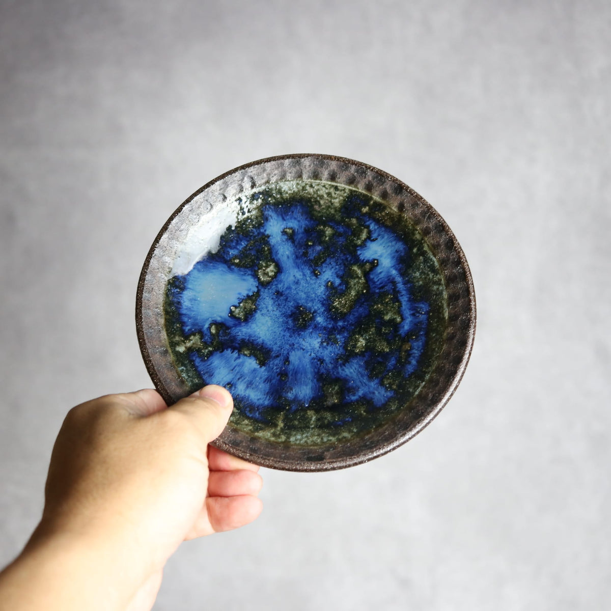 5寸皿1 孔雀 やちむん 陶器 sui