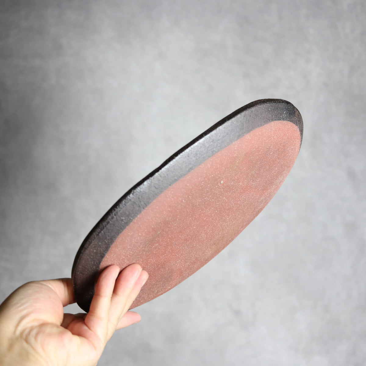 オーバルリム皿1 孔雀 やちむん 陶器 sui