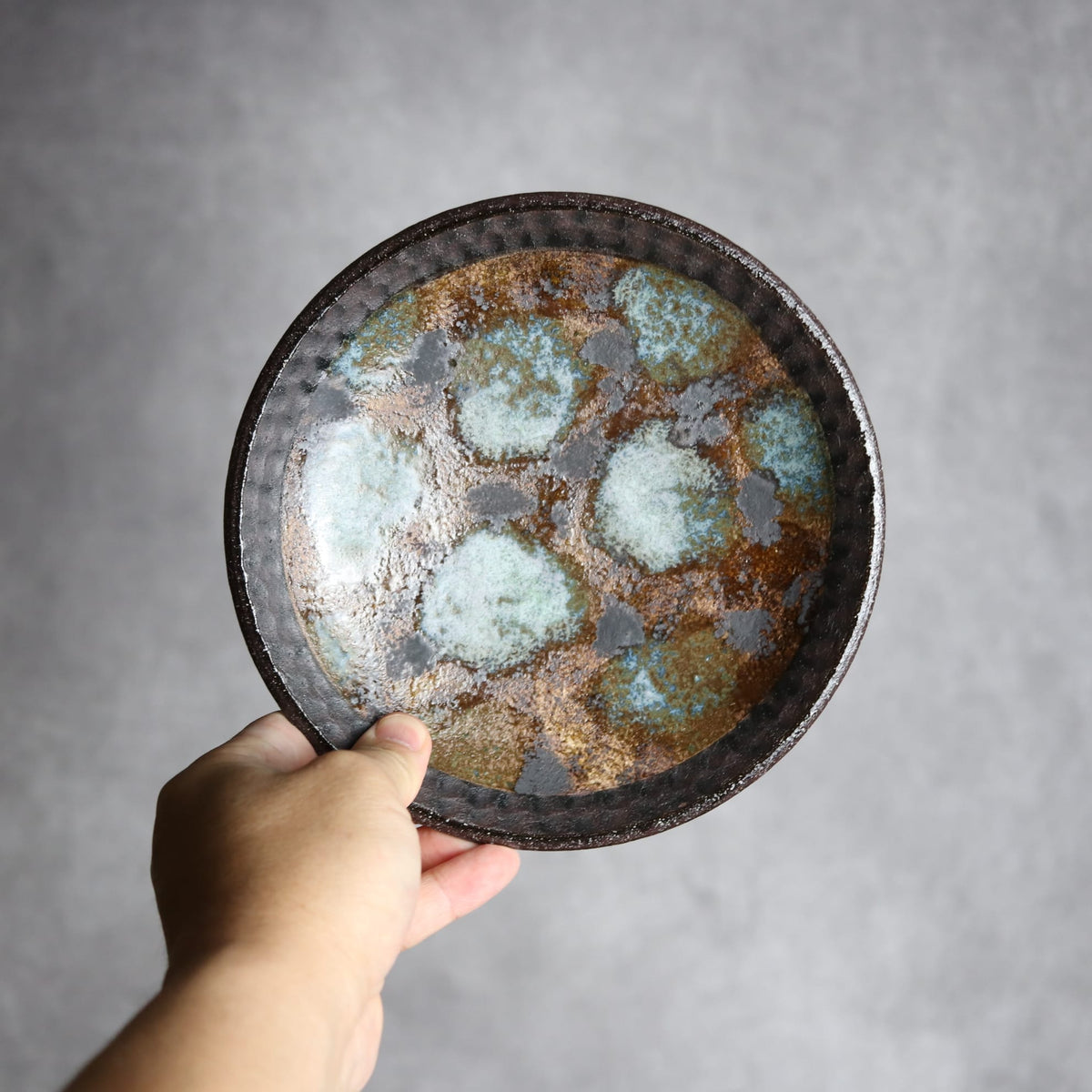 6寸皿2 黒シリーズ やちむん 陶器 sui