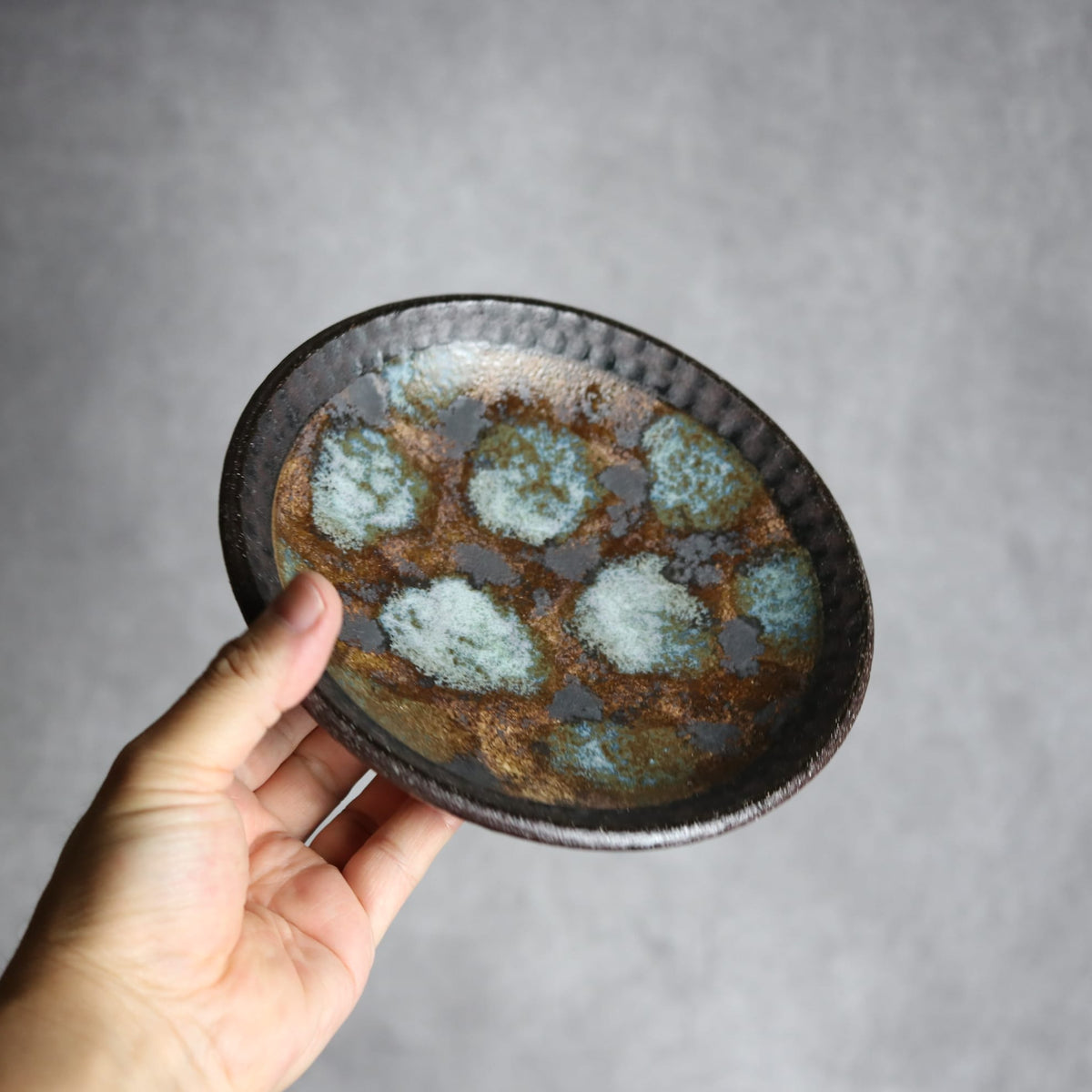 6寸皿2 黒シリーズ やちむん 陶器 sui