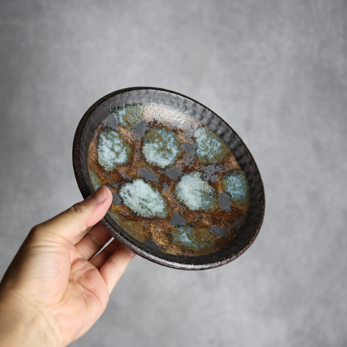 6寸皿2 黒シリーズ やちむん 陶器 sui