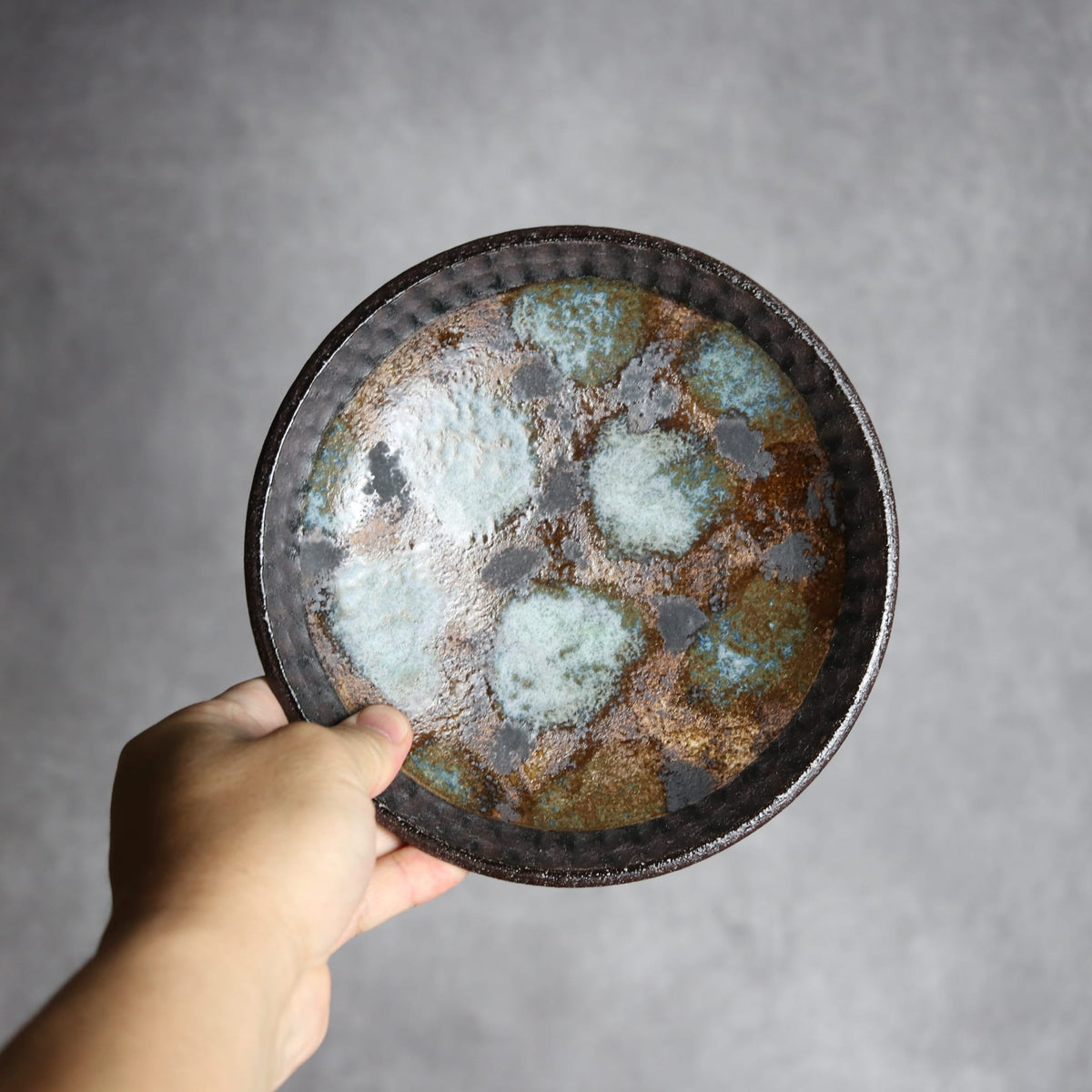 6寸皿2 黒シリーズ やちむん 陶器 sui