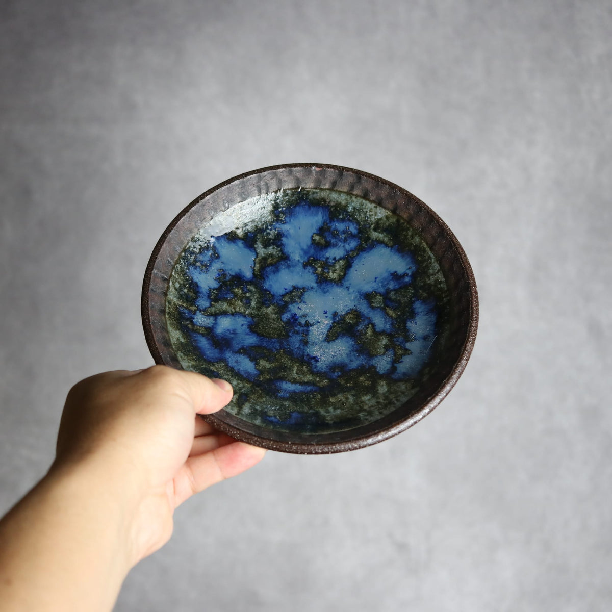 6寸皿2 孔雀 やちむん 陶器 sui