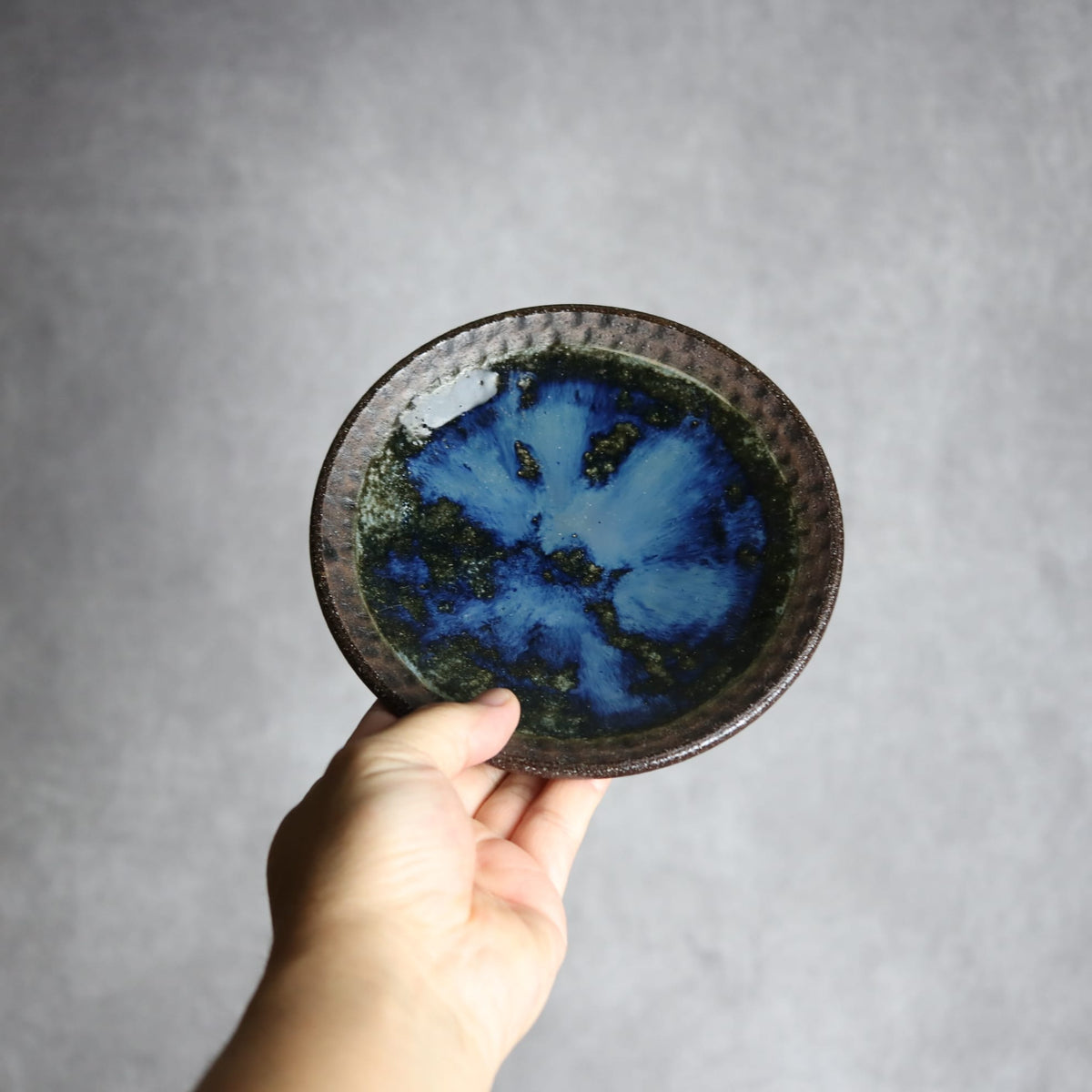 5寸皿2 孔雀 やちむん 陶器 sui