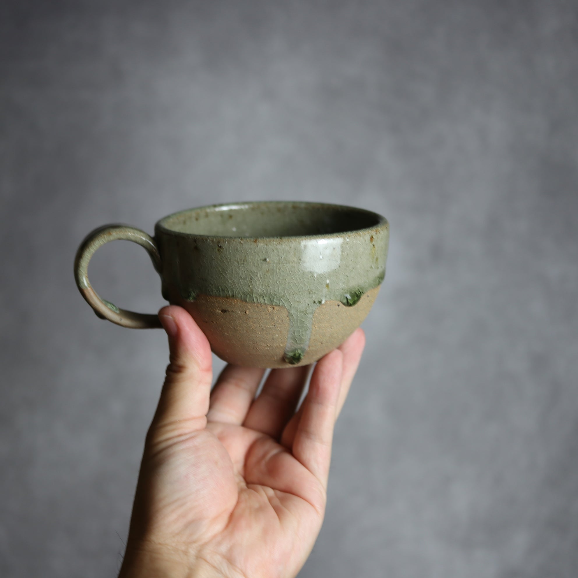 スープカップ1 灰釉 やちむん 陶器 仁陶器工房