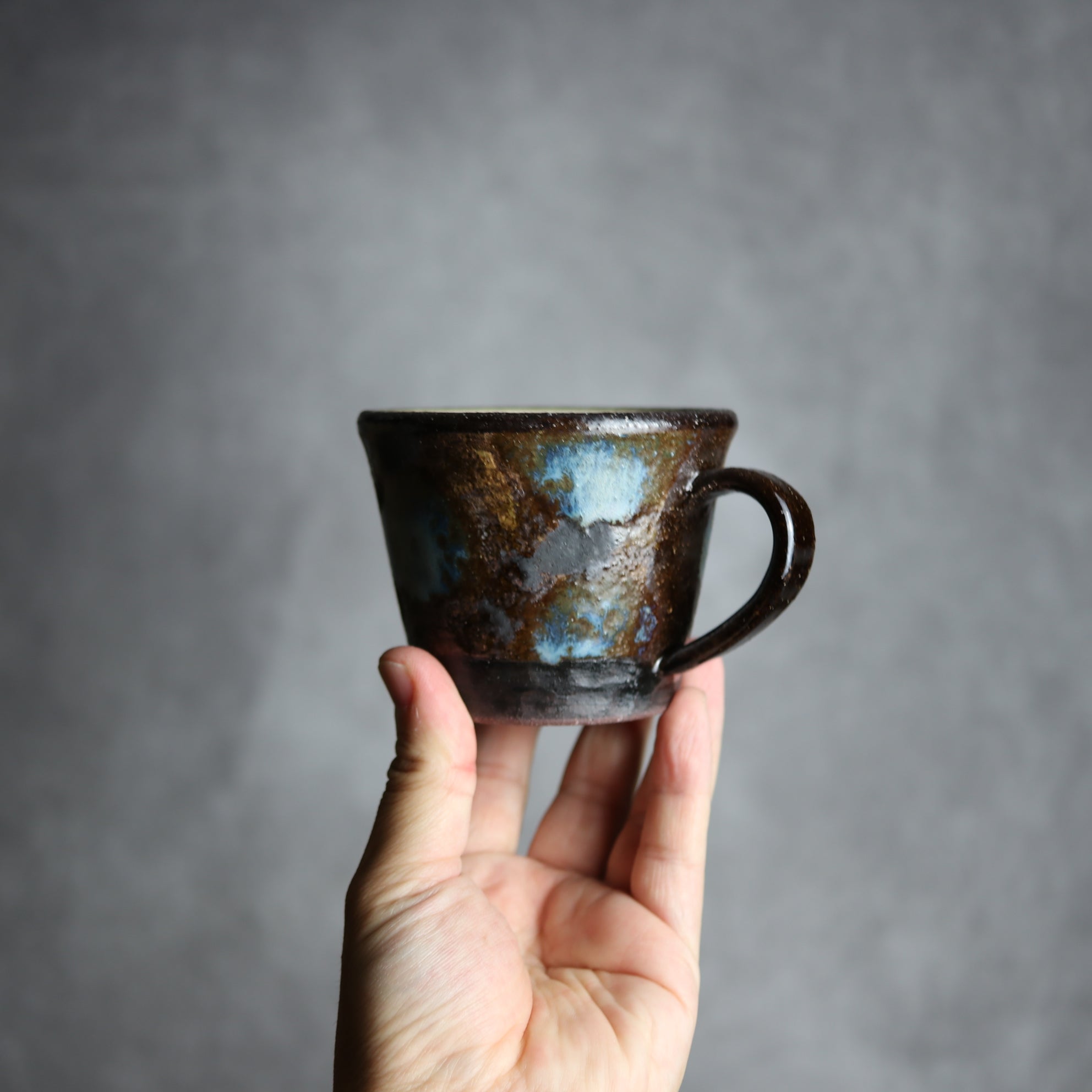 sui - コーヒーカップ1 黒シリーズ やちむん 陶器 sui - mundasui