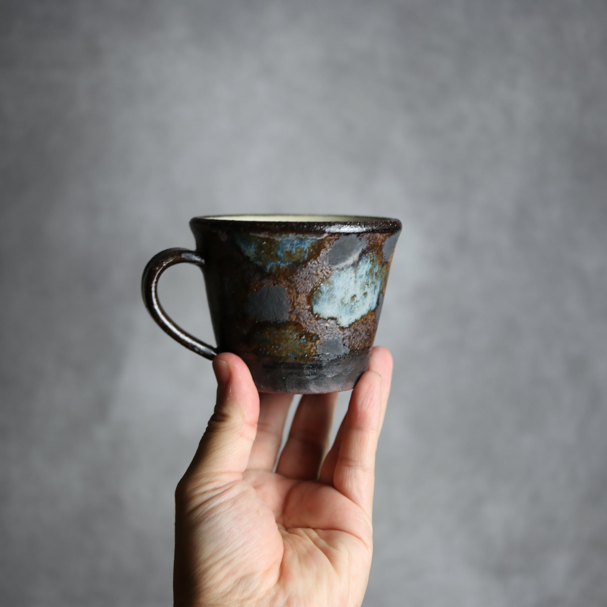 sui - コーヒーカップ1 黒シリーズ やちむん 陶器 sui - mundasui