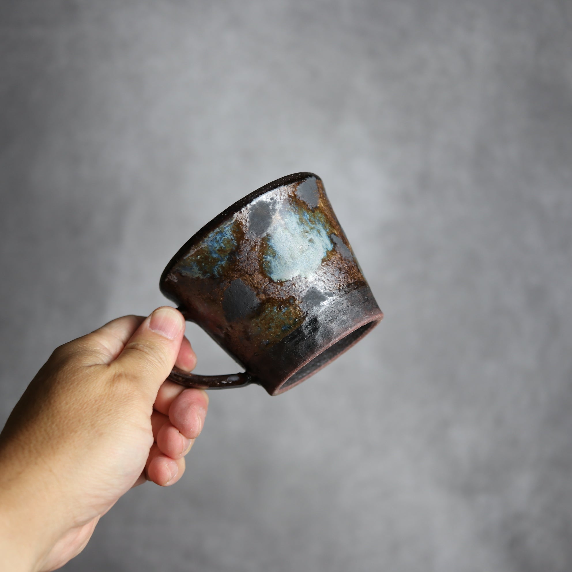 sui - コーヒーカップ1 黒シリーズ やちむん 陶器 sui - mundasui