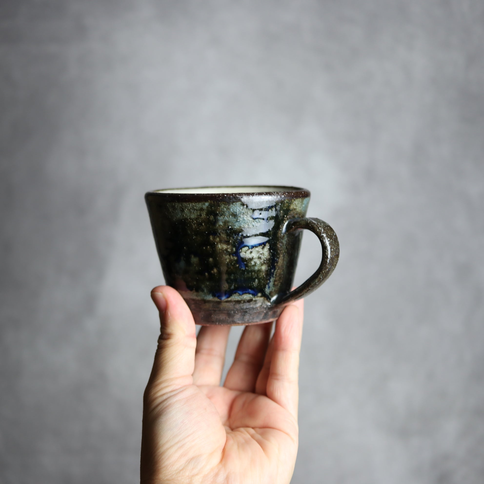 sui - コーヒーカップ1 孔雀 やちむん 陶器 sui - mundasui