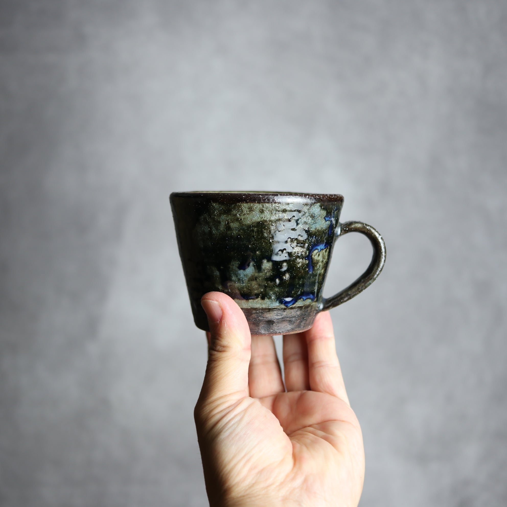 sui - コーヒーカップ1 孔雀 やちむん 陶器 sui - mundasui