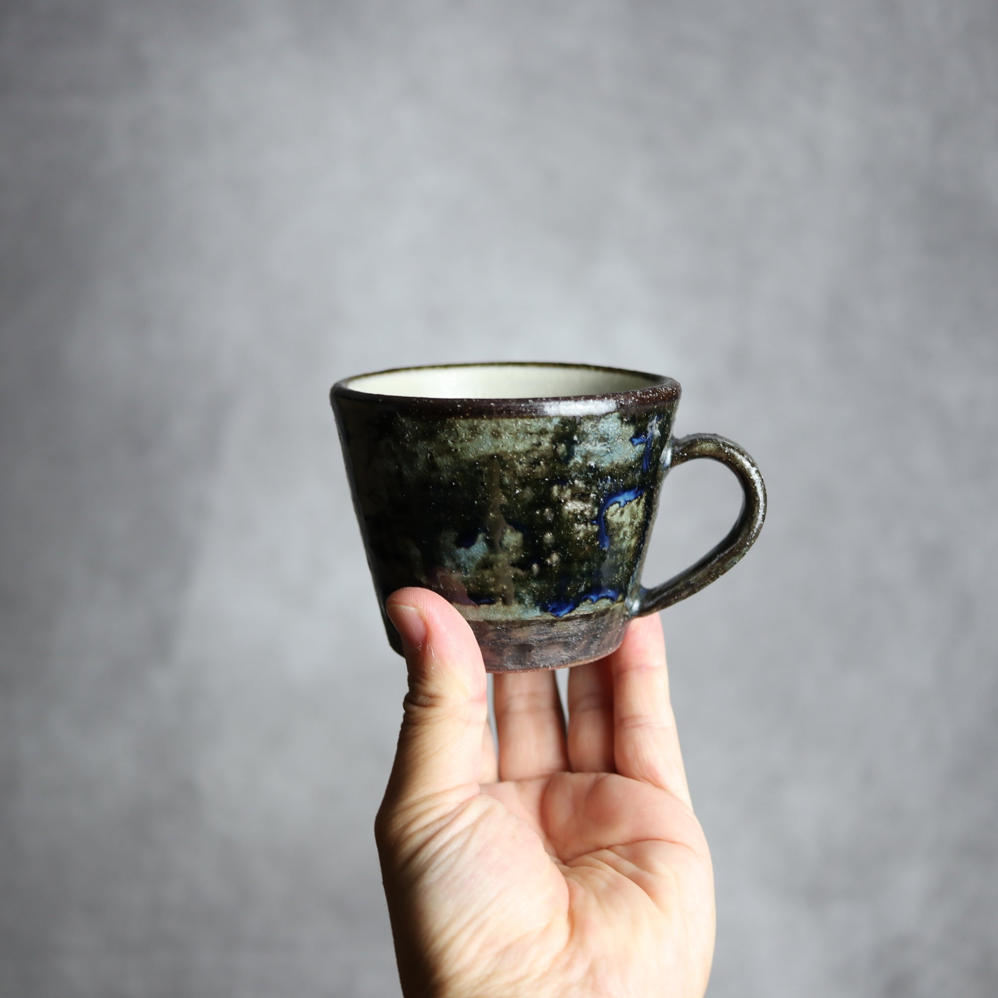 sui - コーヒーカップ1 孔雀 やちむん 陶器 sui - mundasui