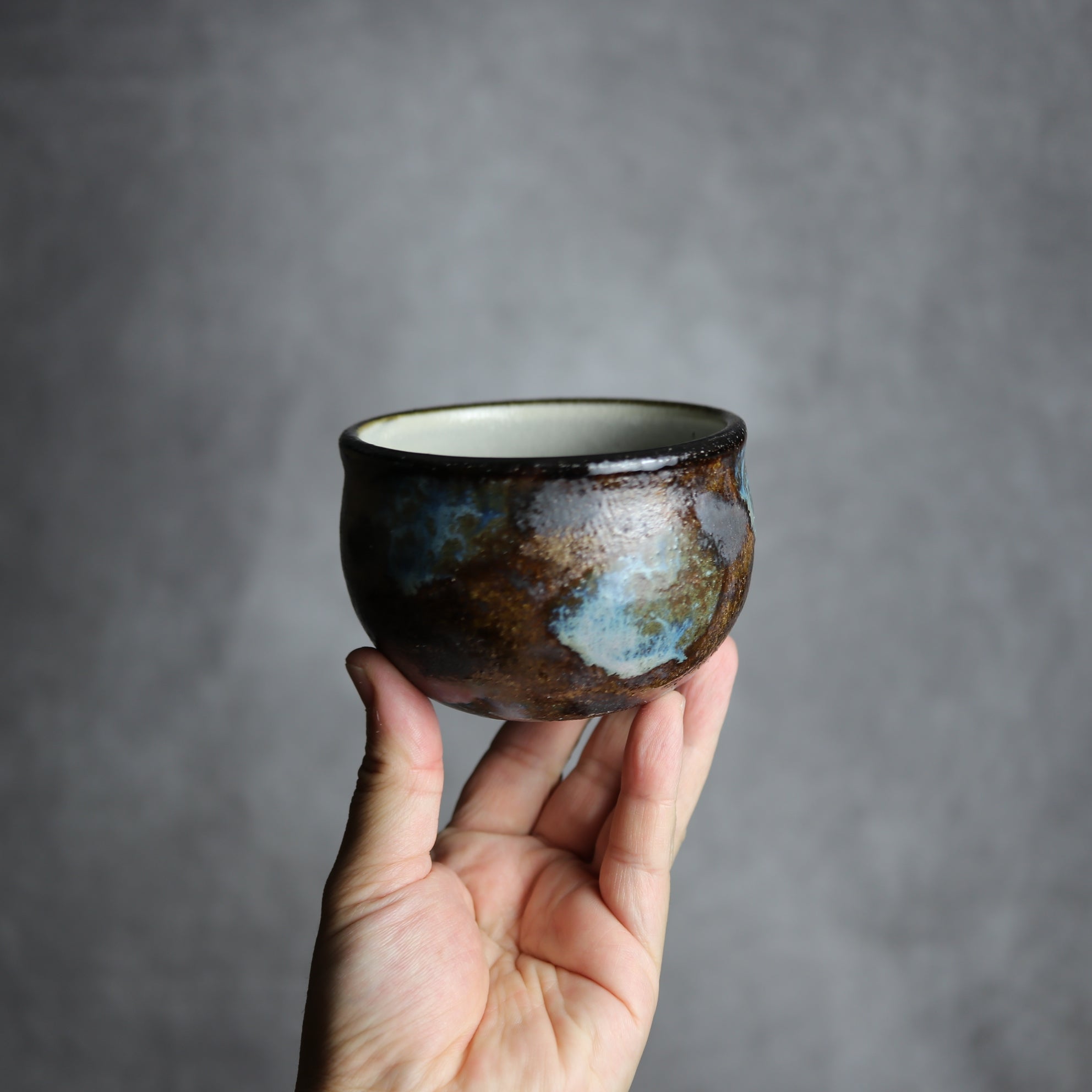sui - カフェオレボウル1 黒シリーズ やちむん 陶器 sui - mundasui