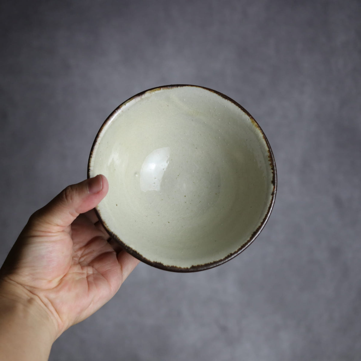 4.5寸マカイ1 三彩 双葉 やちむん 陶器 漂窯