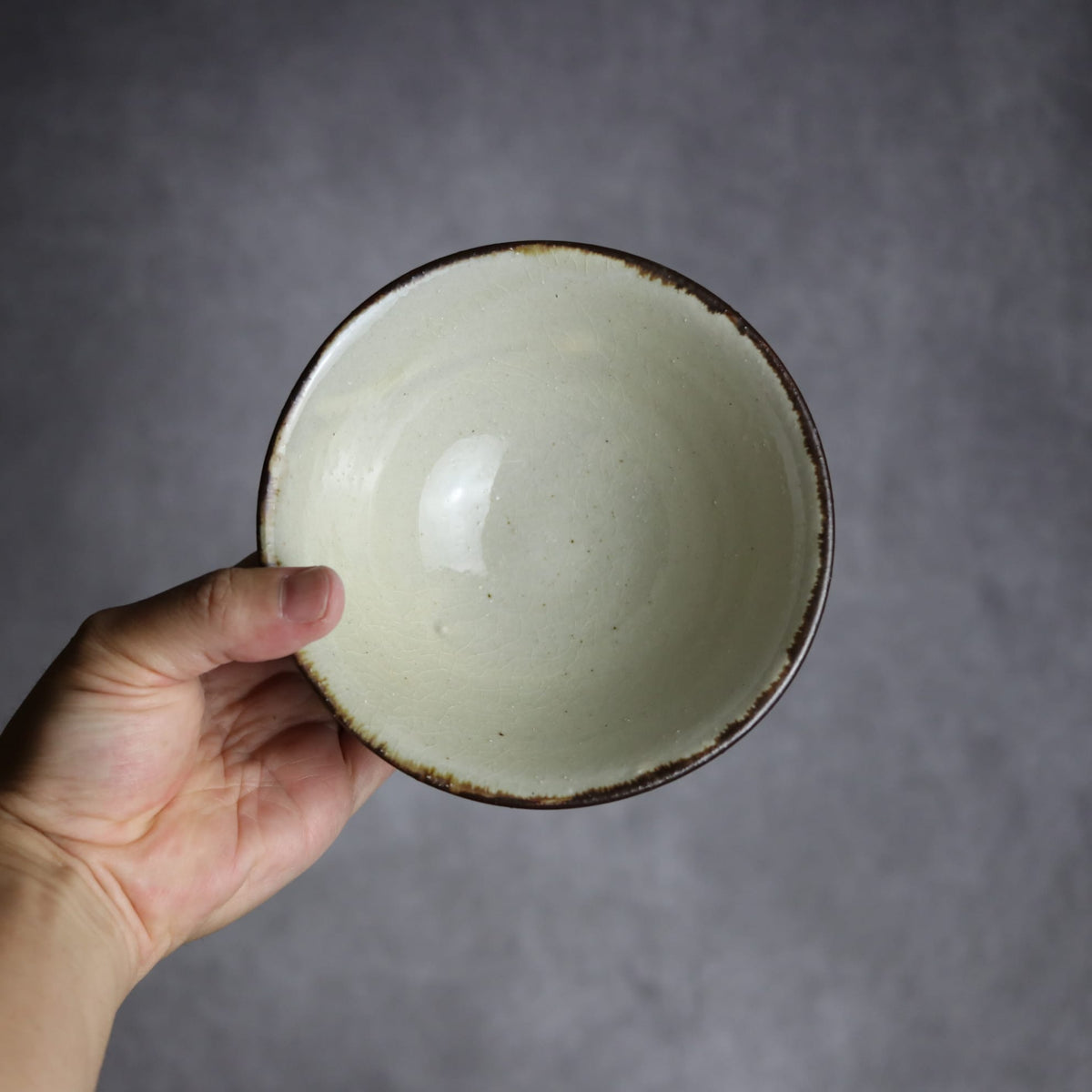 4.5寸マカイ1 三彩 双葉 やちむん 陶器 漂窯