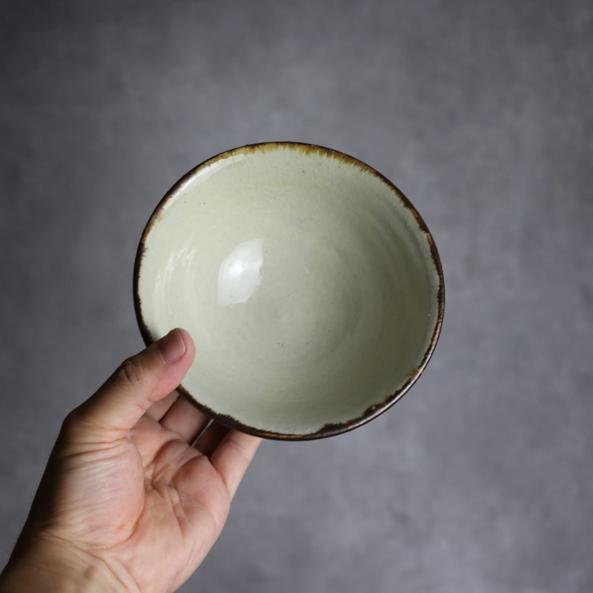 4.5寸マカイ2 三彩 双葉 やちむん 陶器 漂窯