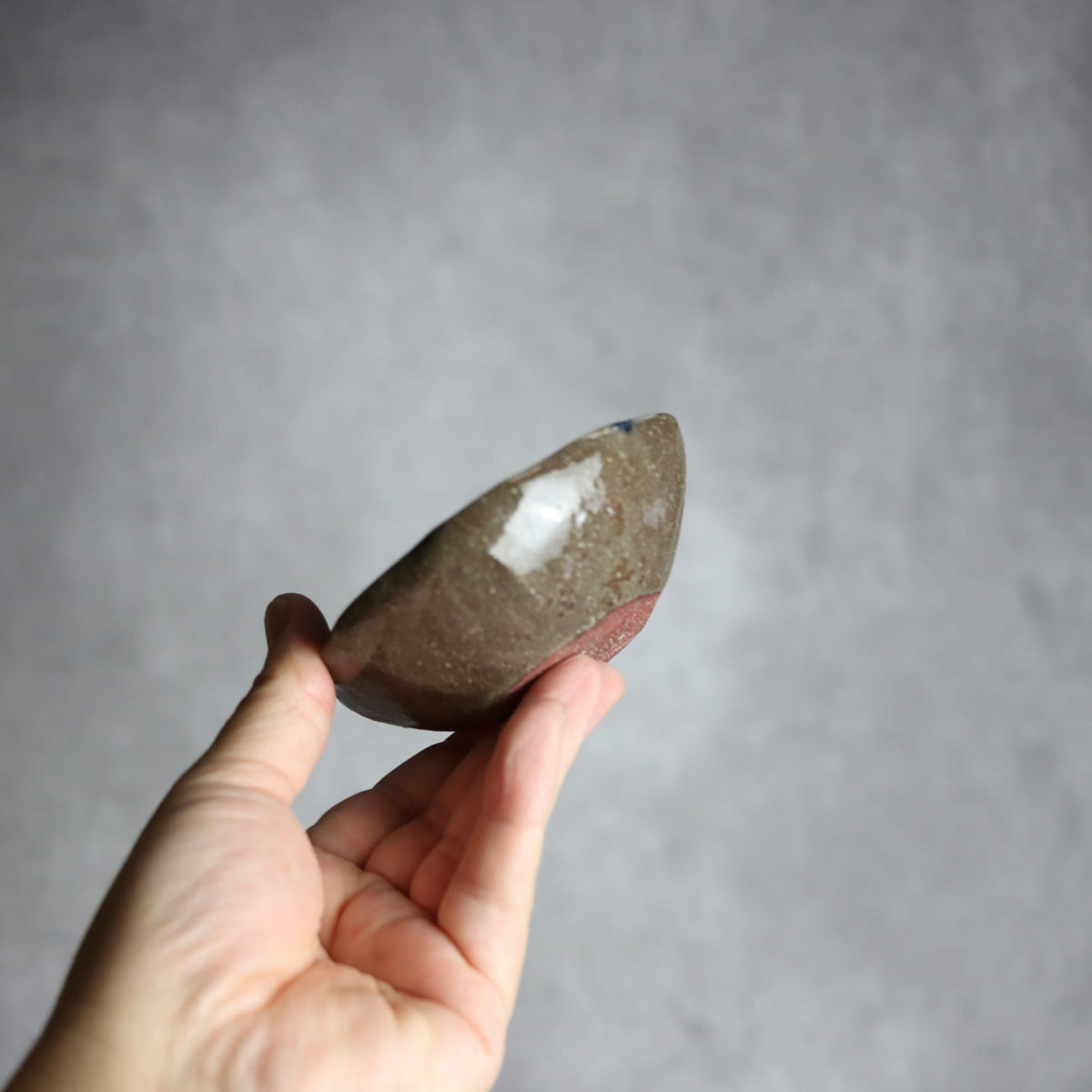 八角皿2 飴 呉須釉 やちむん 陶器 漂窯