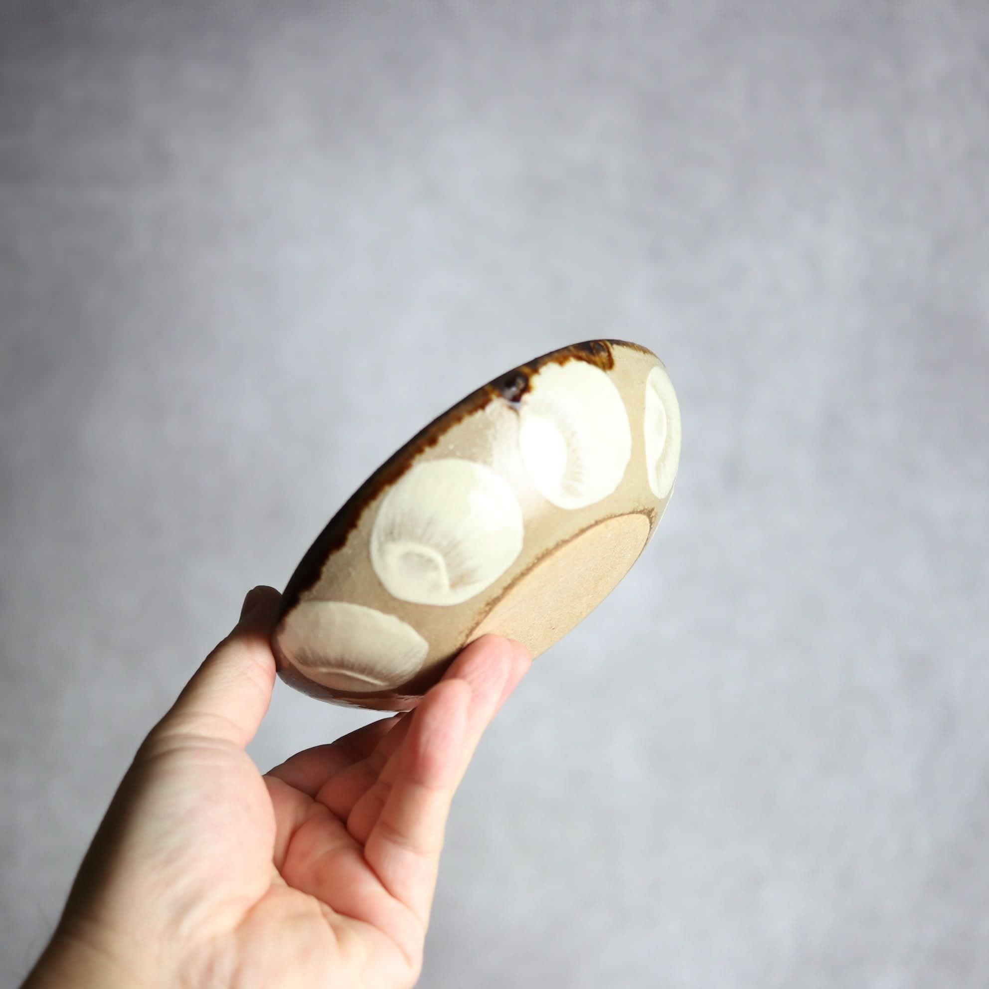 Alt Tag:*小鉢2 三彩丸紋 やちむん 陶器 エドメ陶房