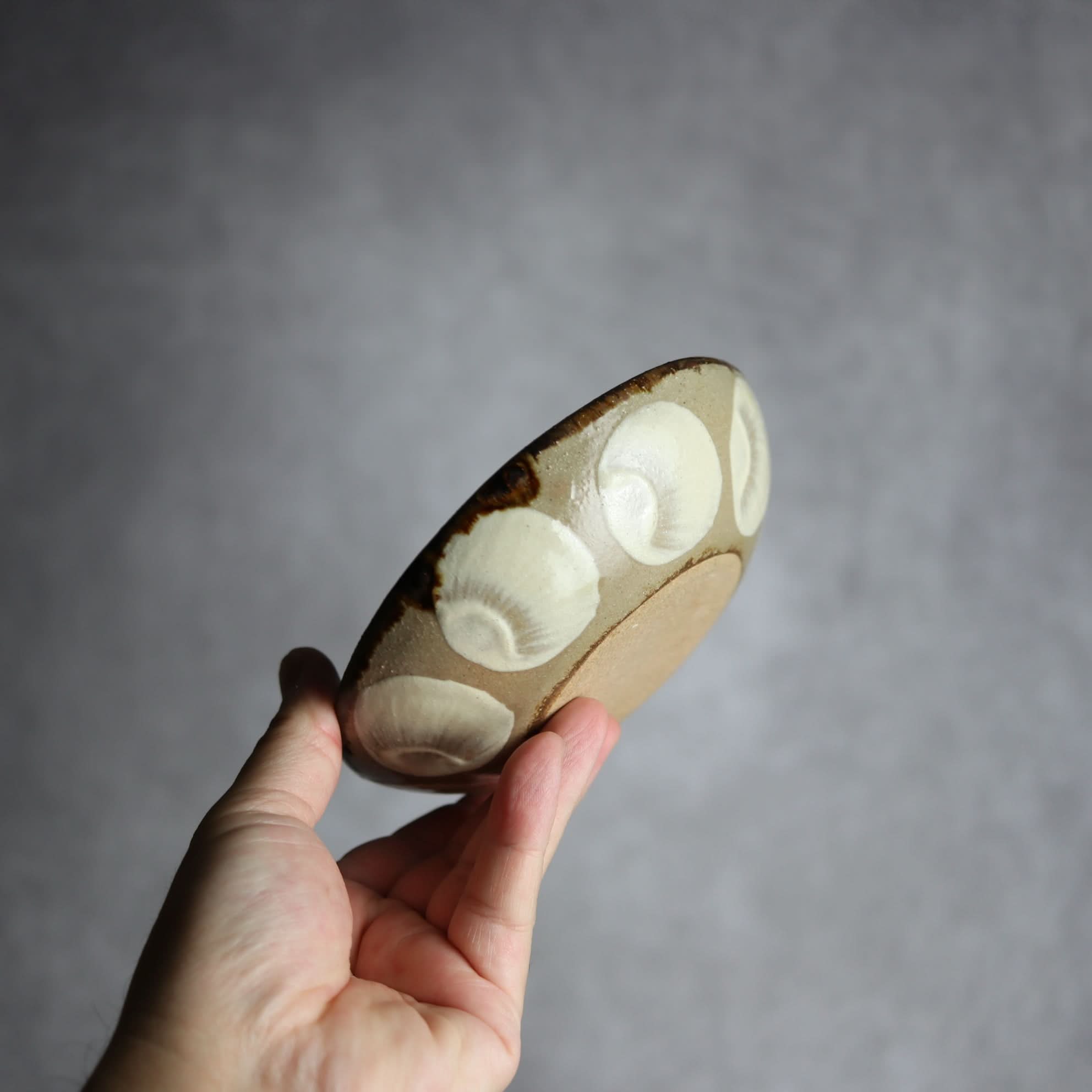 Alt Tag:*小鉢2 三彩丸紋 やちむん 陶器 エドメ陶房