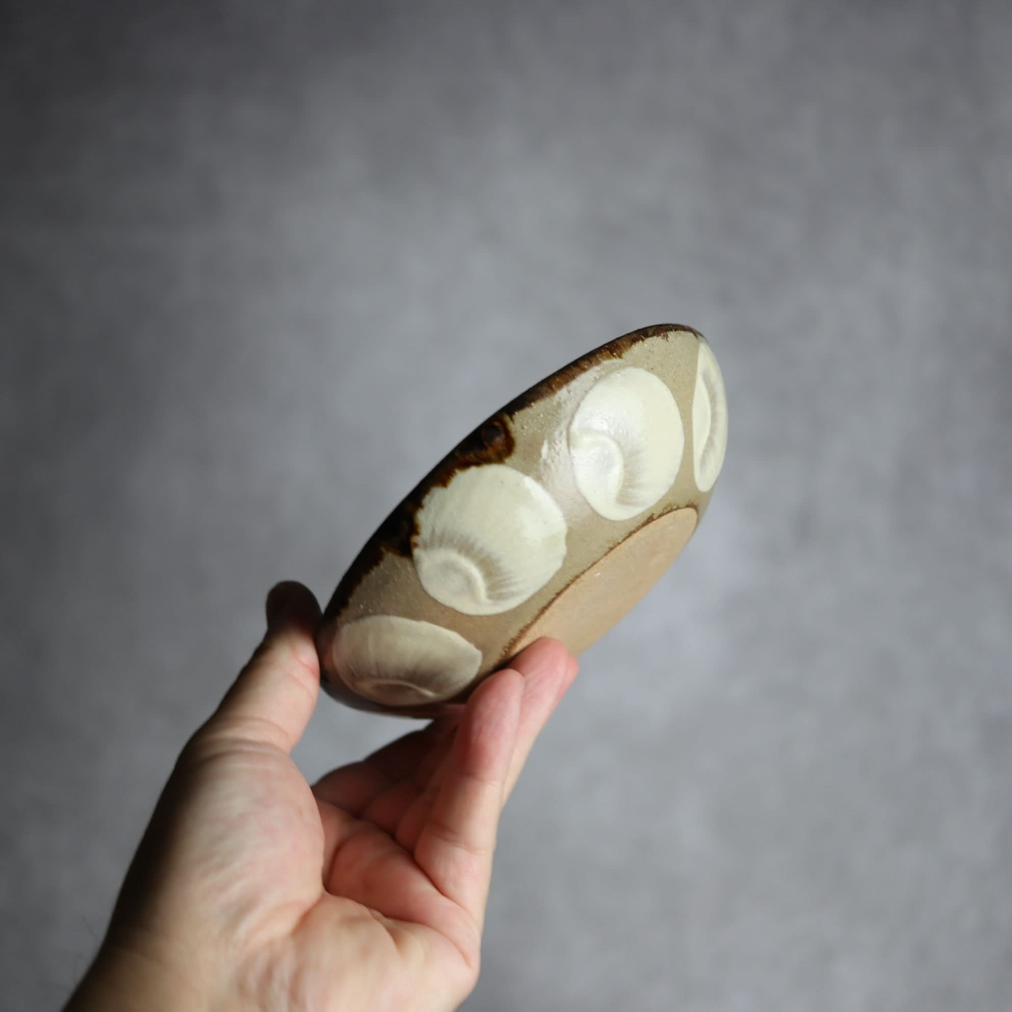 Alt Tag:*小鉢2 三彩丸紋 やちむん 陶器 エドメ陶房