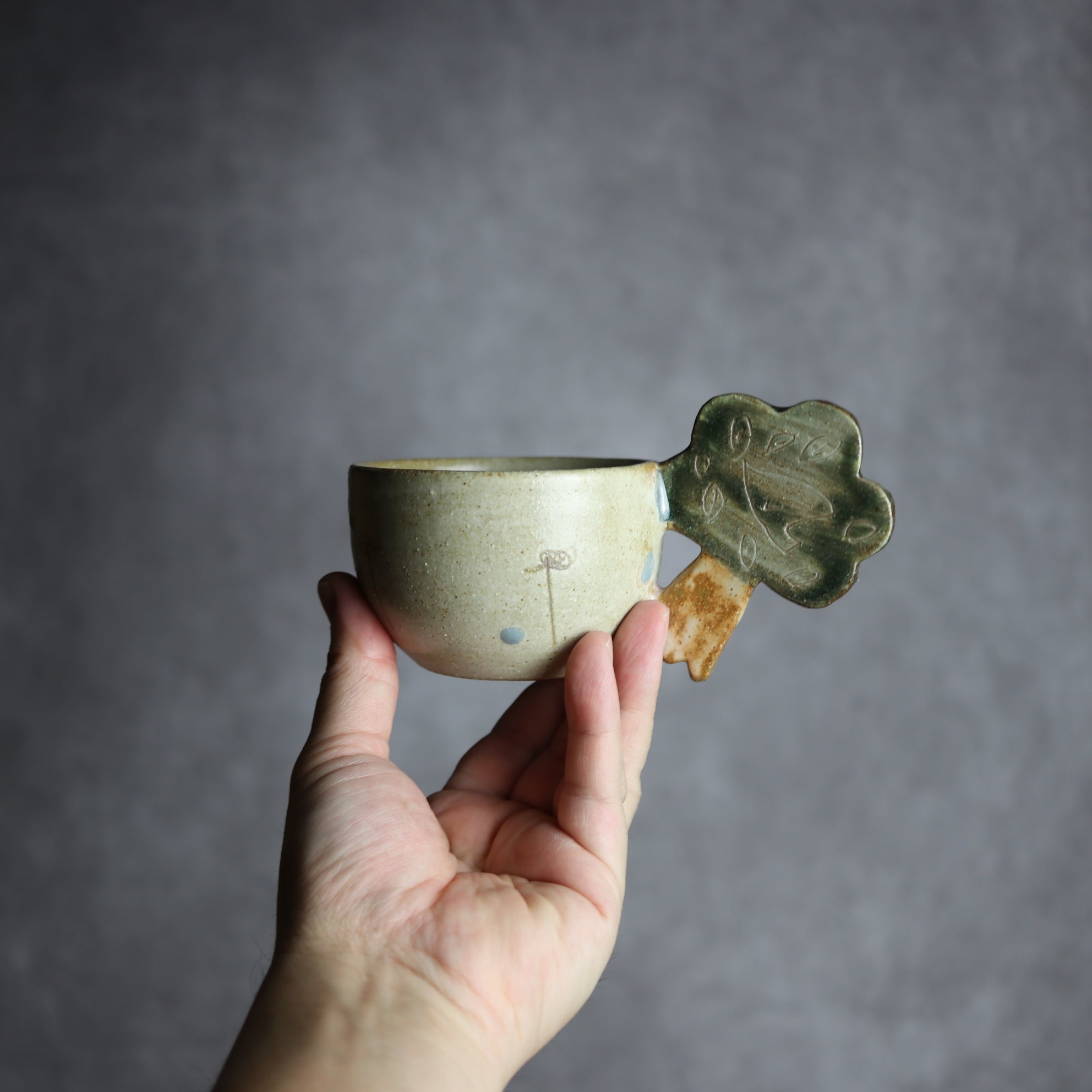 ガジュマルカップ6 やちむん 陶器 土の種