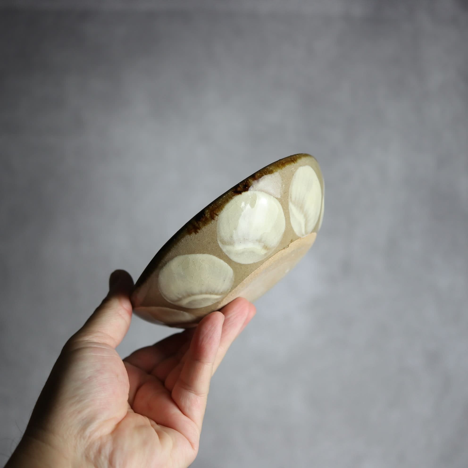 Alt Tag:*小鉢2 青丸紋 やちむん 陶器 エドメ陶房