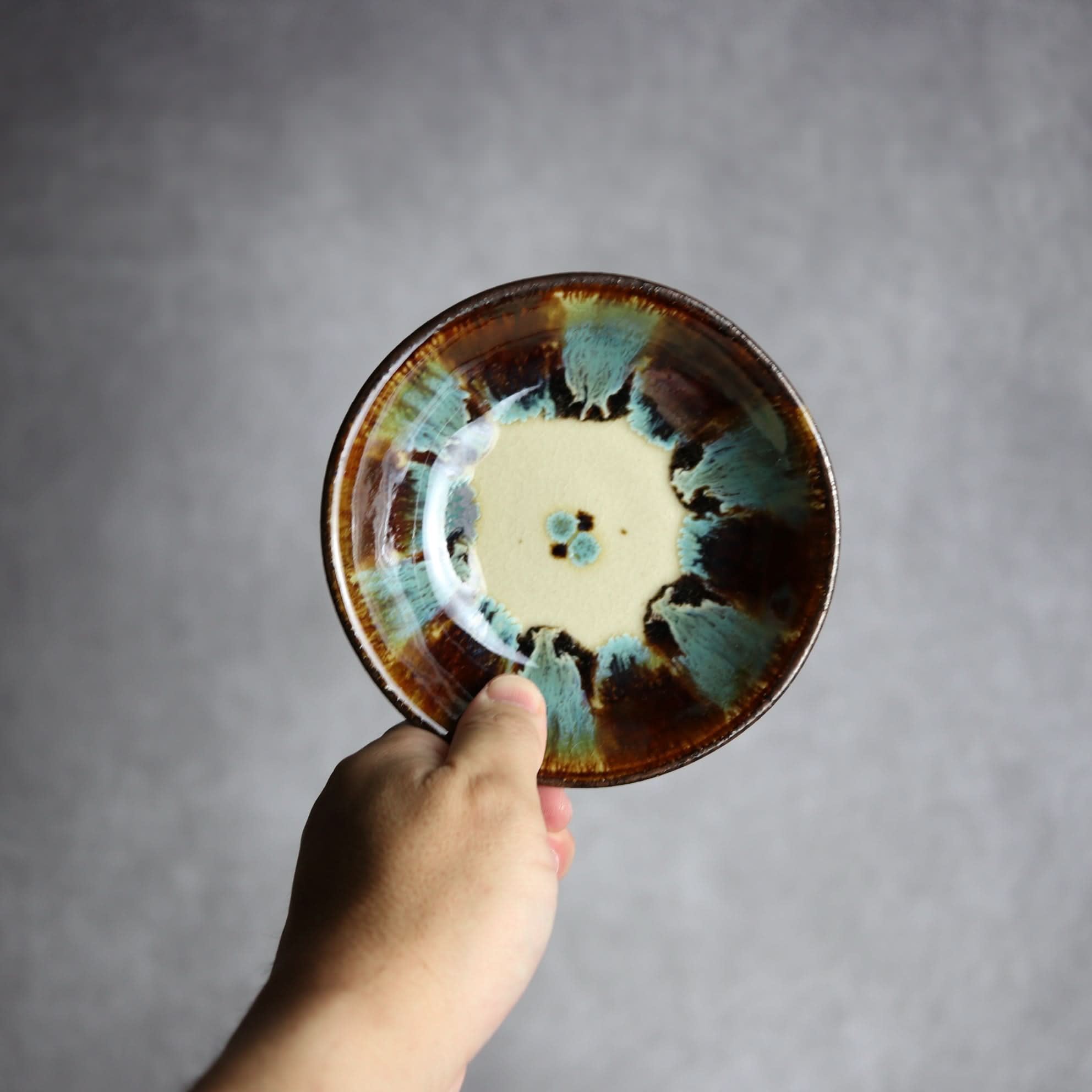 Alt Tag:*小鉢3 三彩紋 やちむん 陶器 エドメ陶房